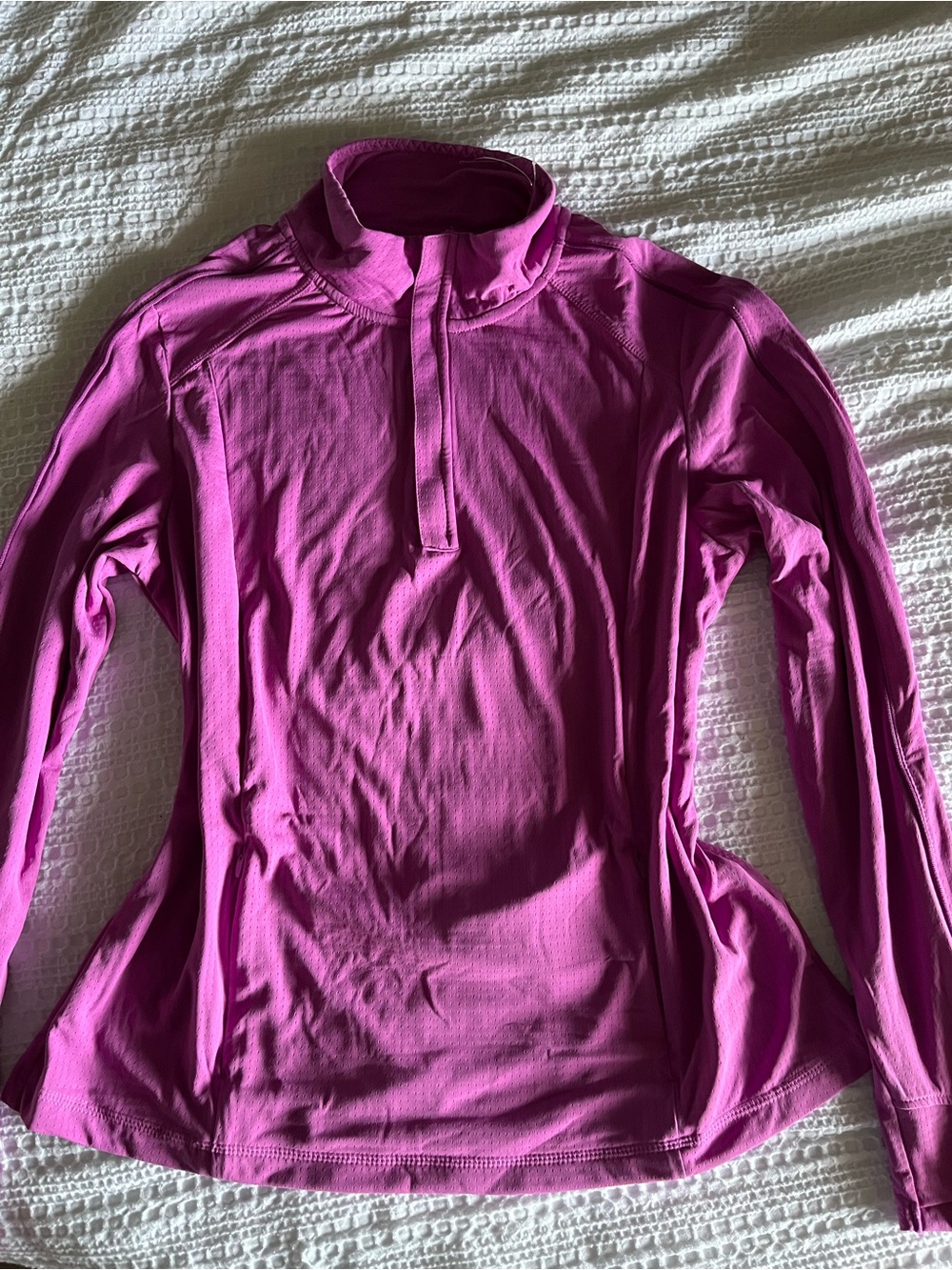 Womens' Magenta Quarter-Zip Active Top